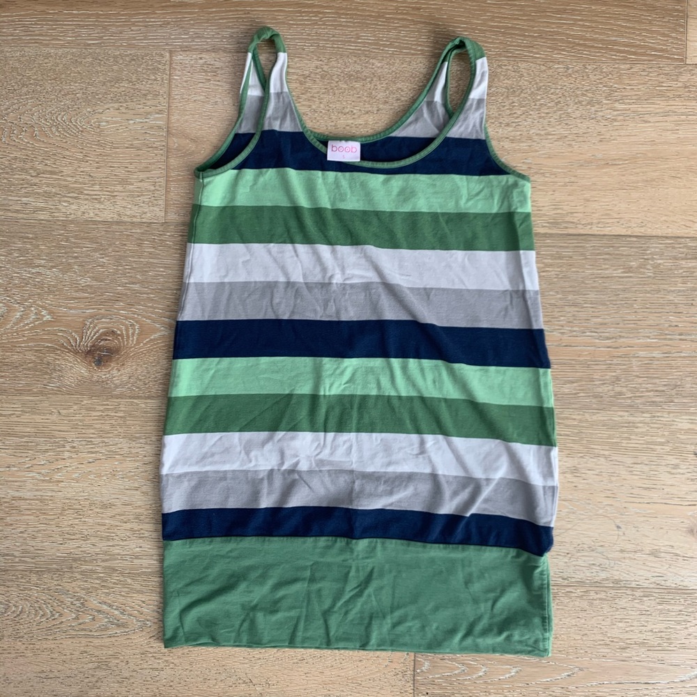 Boob Design  • Maternity/Nursing Striped Tank